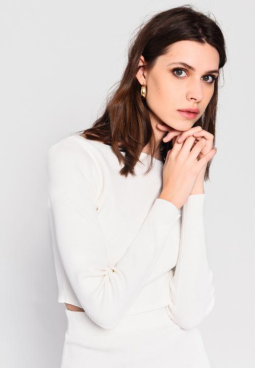 Glamorous - High neck jumper - off white