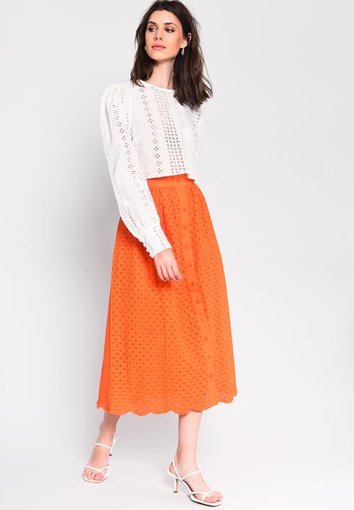 Glamorous - Anglaise blouse - white