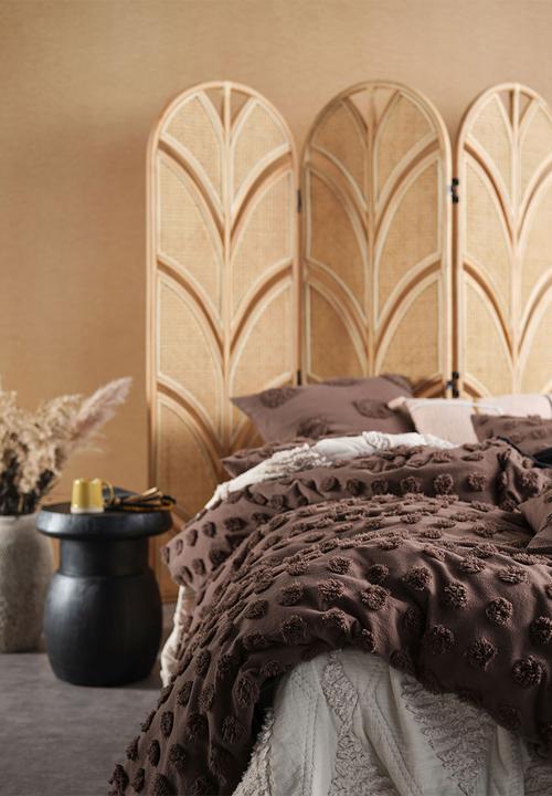 Linen House - Haze duvet cover set - mocha