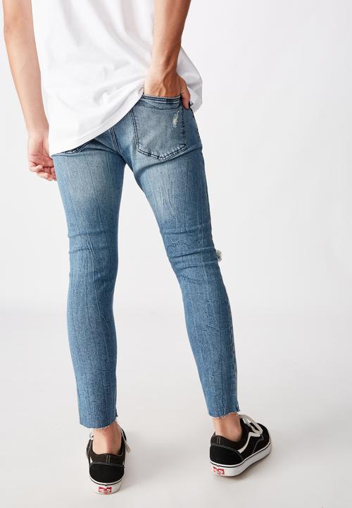 Factorie - Raw hem skinny leg jean - bright indigo