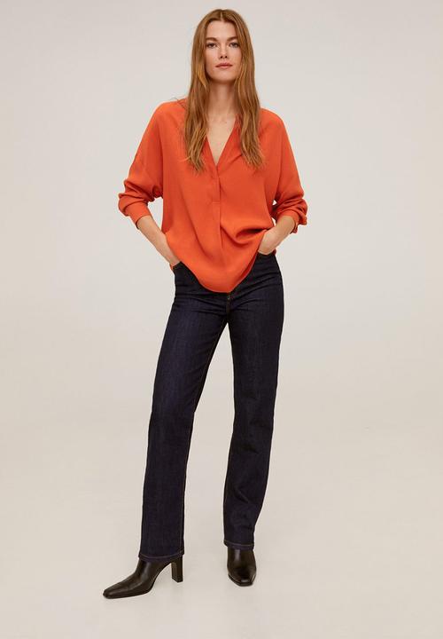 MANGO - Blouse lince - orange