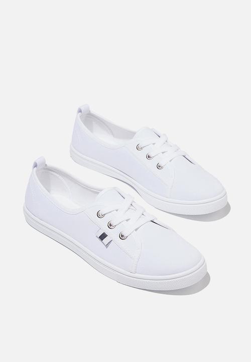 Cotton On - Amie plimsoll  - white