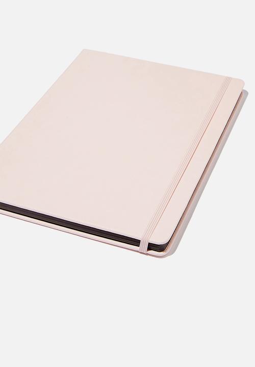 Typo - A4 buffalo journal - pebbled blush