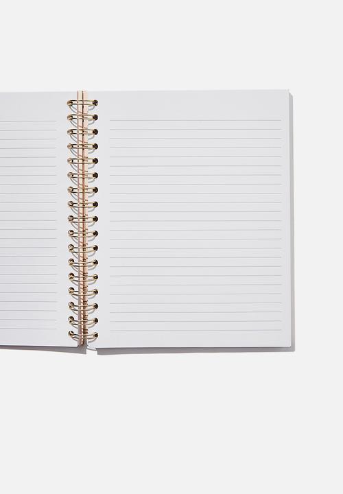 Typo - Ultimate spiral notebook - tan