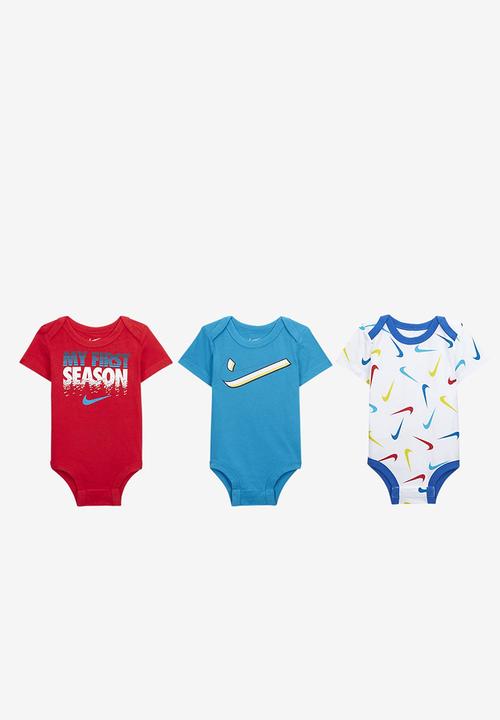 Nike - Swoosh bodysuit 3 pack - multi