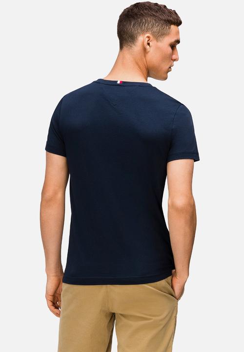 Tommy Hilfiger - Corp h tee - navy 