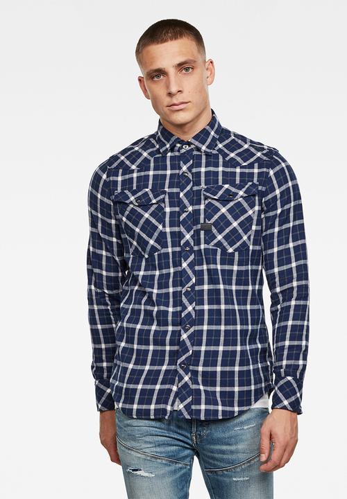 g star raw check shirt