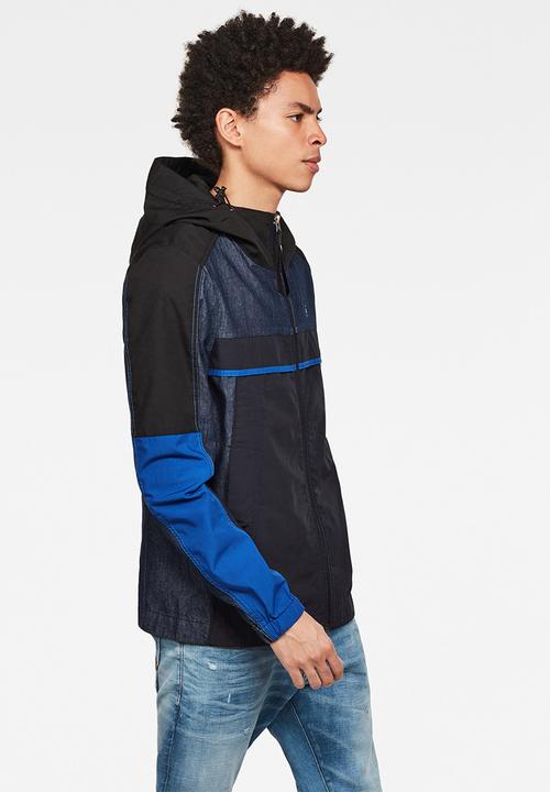G-STAR - Denim hooded jacket - blue