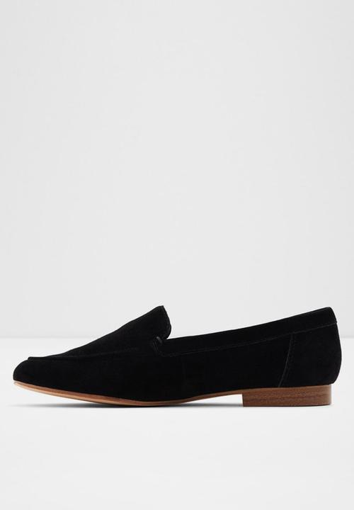 ALDO - Joeya suede loafer - black