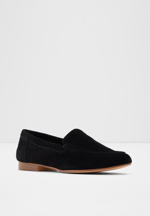 ALDO - Joeya suede loafer - black