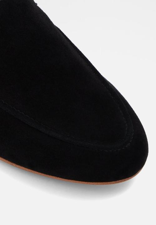 ALDO - Joeya suede loafer - black