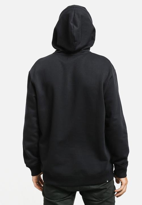 DC - Zip thru hooded sweat - black