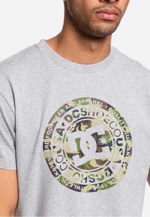 DC - Round logo tee - grey