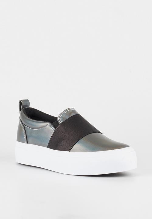 Miss Black - Abbey sneaker - pewter