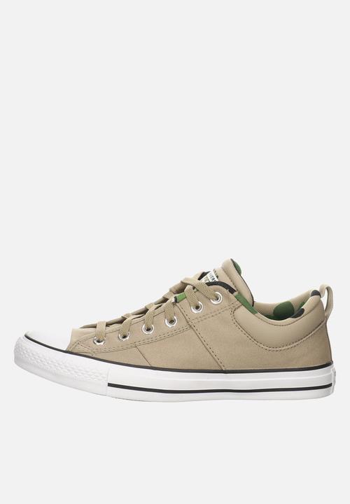 Converse - Chuck taylor all star cs ox - khaki/white/black twisted varsity