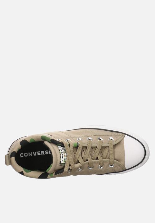 Converse - Chuck taylor all star cs ox - khaki/white/black twisted varsity