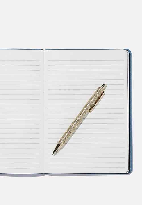 Typo - A5 buffalo journal - petrol blue