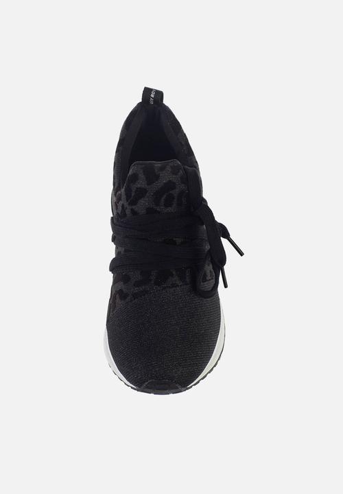 SISSY BOY - Creeper animal print sneaker - black
