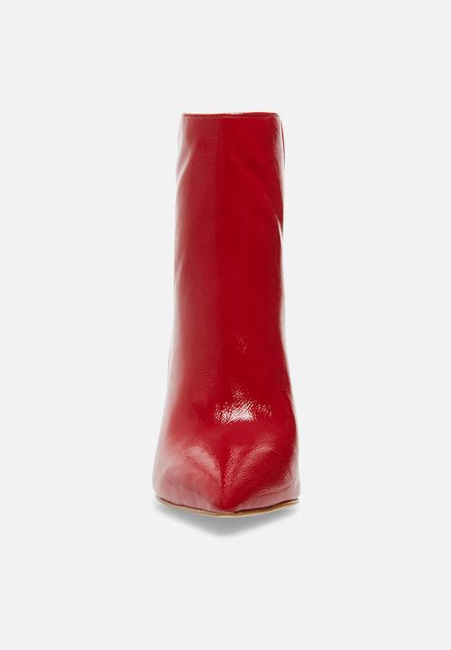 Steve Madden - Via bootie - red 