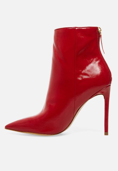 Steve Madden - Via bootie - red 