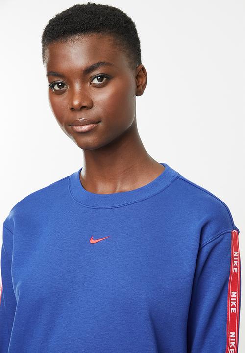 Nike - Logo tape crew - blue