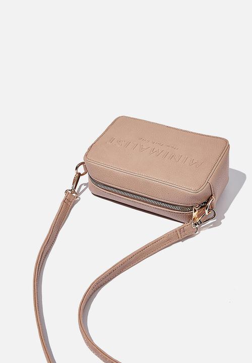 Rubi - Stevie boxy cross body bag - taupe 