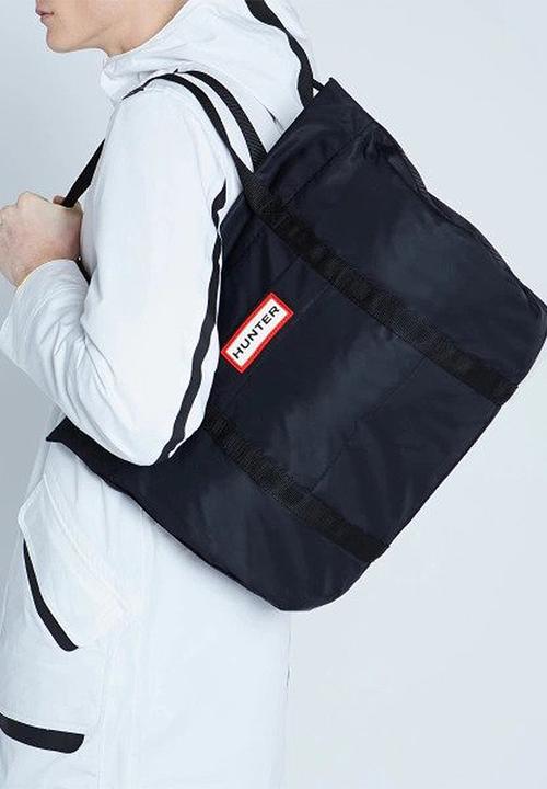 Hunter - Original nylon tote - black
