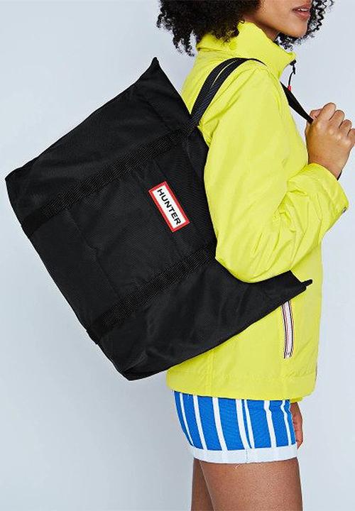 Hunter - Original nylon tote - black