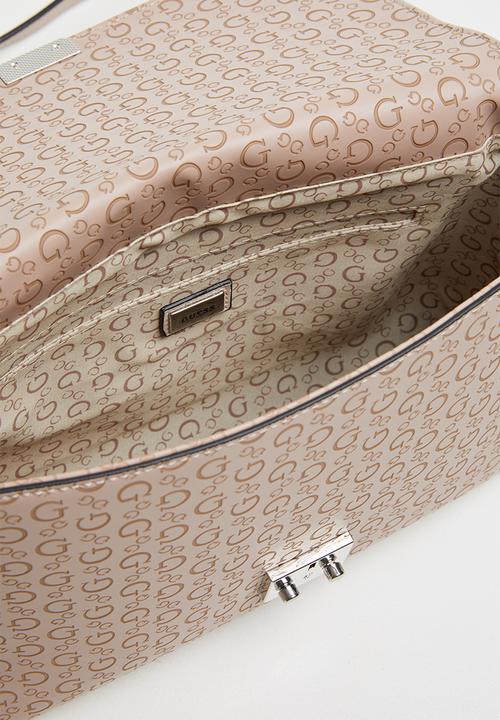 GUESS - Hutton crossbody flap - pink