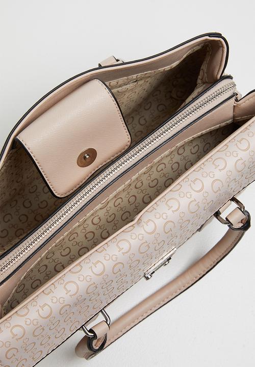 GUESS - Hutton satchel - pink