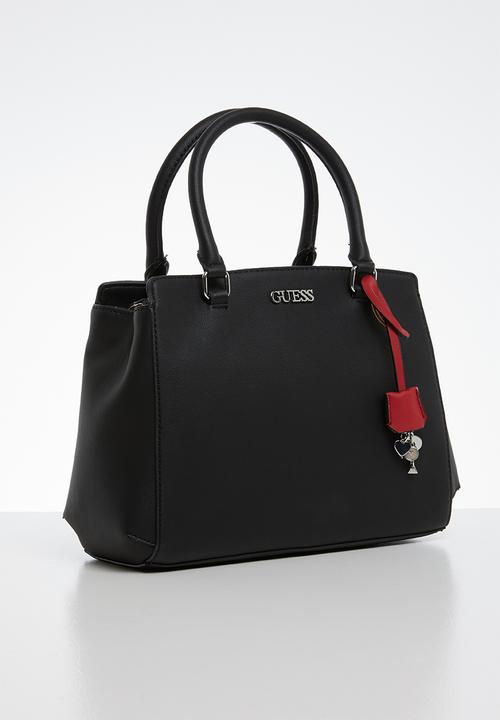 GUESS - Declan large satchel - black