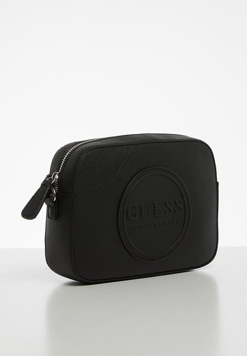 GUESS - Thornton crossbody top zip bag - black