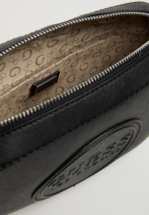 GUESS - Thornton crossbody top zip bag - black