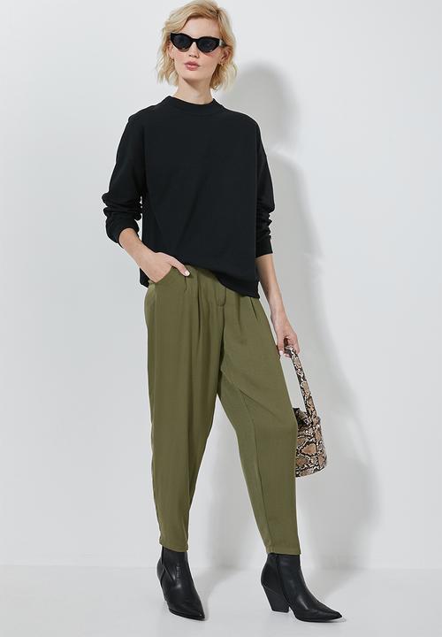 Superbalist - Funnel neck sweat - black