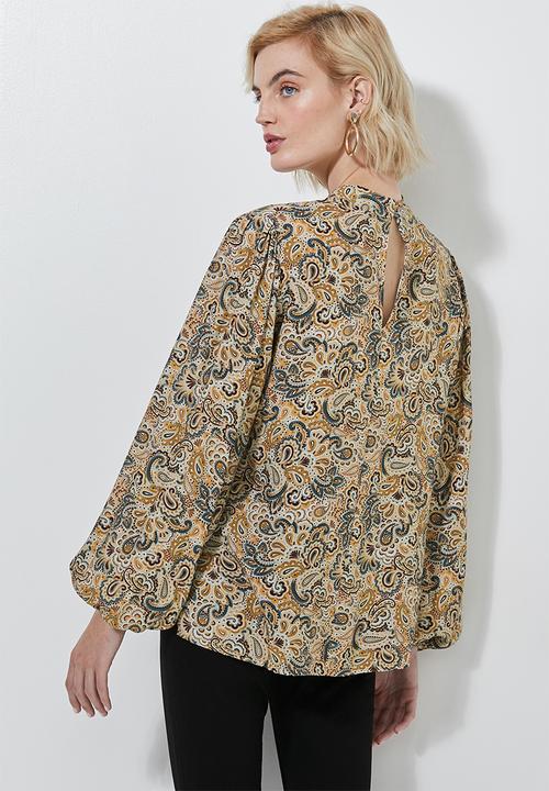 Superbalist - Hi neck blouse - multi 
