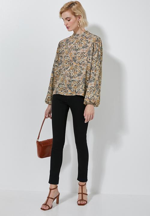 Superbalist - Hi neck blouse - multi 