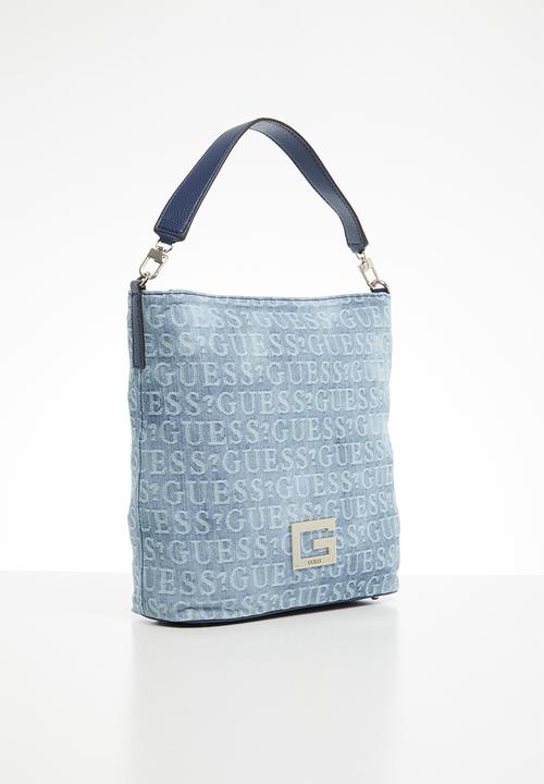 GUESS - Bright side denim hobo bag - blue