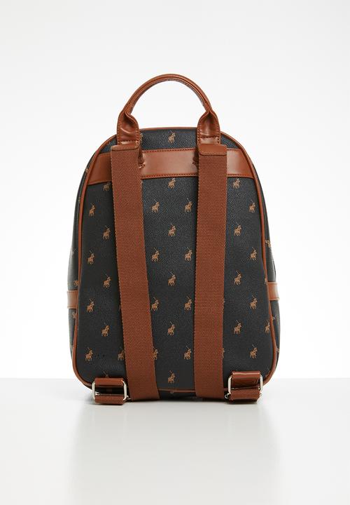 POLO - Classic backpack - black & brown