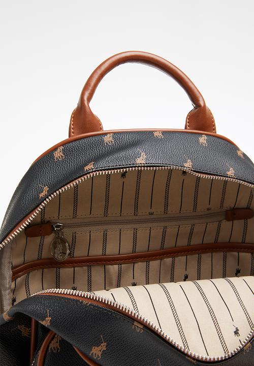 POLO - Classic backpack - black & brown