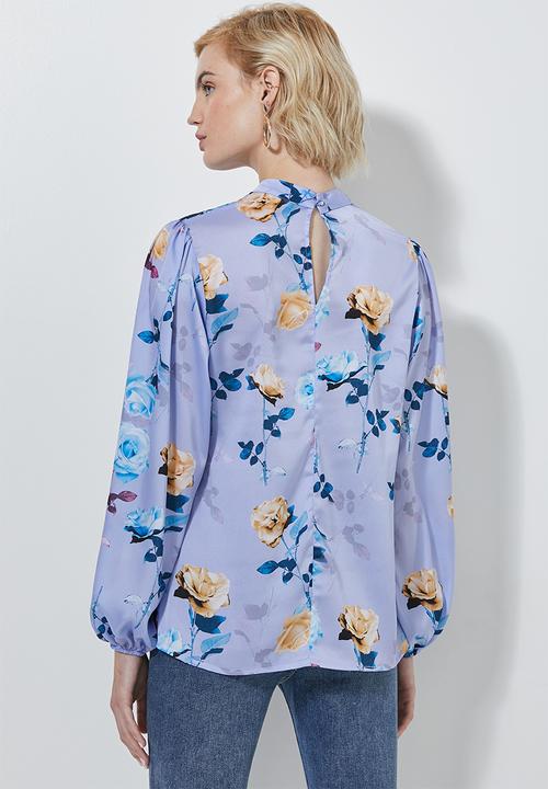 Superbalist - Hi neck blouse - multi 