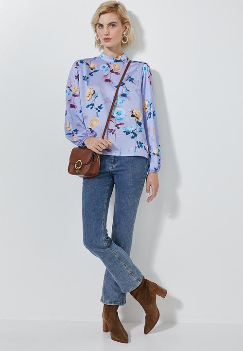 Superbalist - Hi neck blouse - multi 