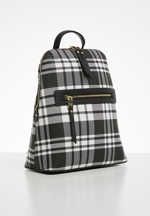 POLO - Barclay backpack - black & white