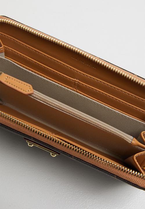 POLO - Iconic zip around purse - black & brown