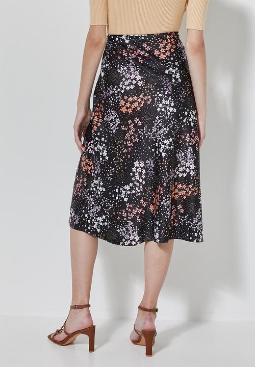 Superbalist - Bias midi slip skirt - multi 