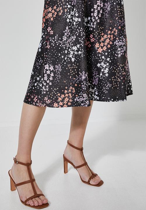 Superbalist - Bias midi slip skirt - multi 