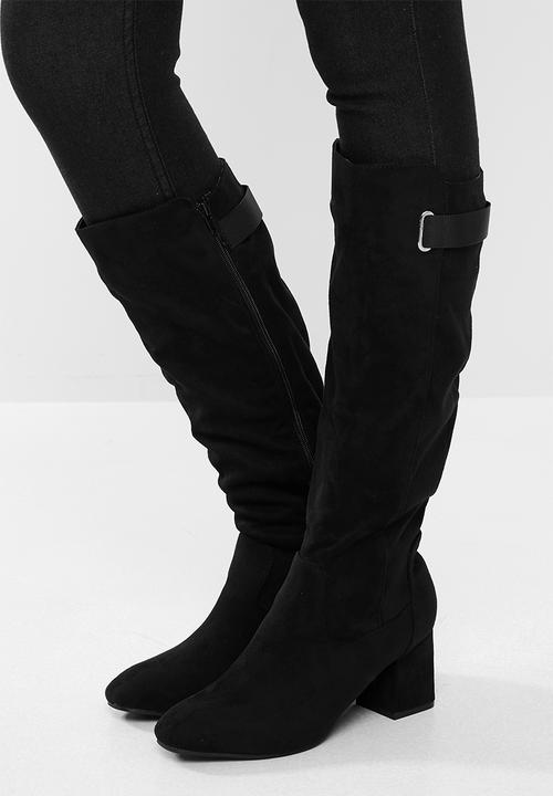 edit - Mandy knee-high boot - black