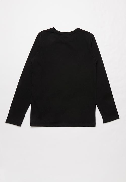 SOVIET - Boone long sleeve logo tee - black