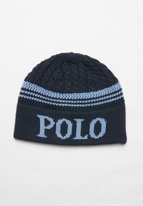 POLO - Brad cable knit beanie - navy