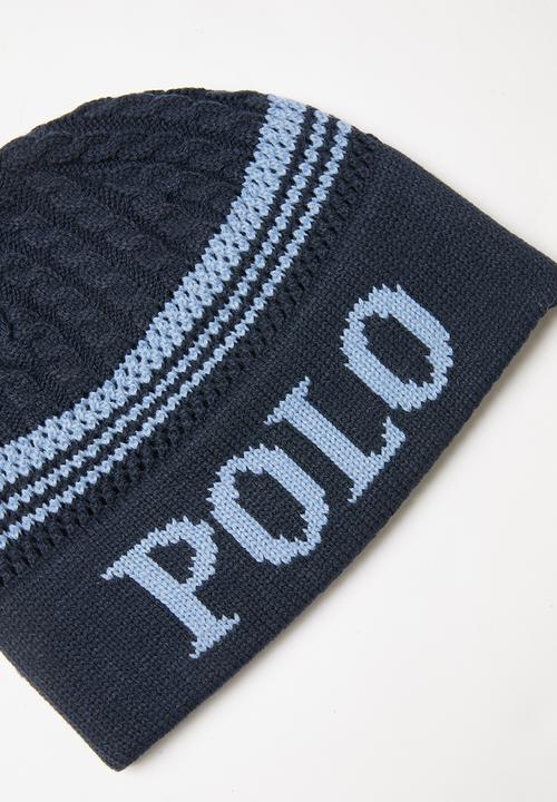 POLO - Brad cable knit beanie - navy
