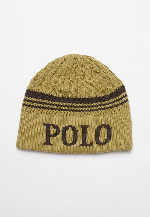 POLO - Brad cable knit beanie - mustard